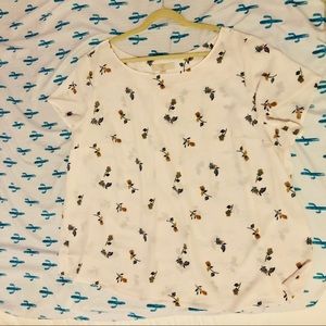 Loft floral business casual blouse 26